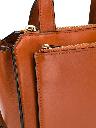 Valextra Passepartout Tote In Brown