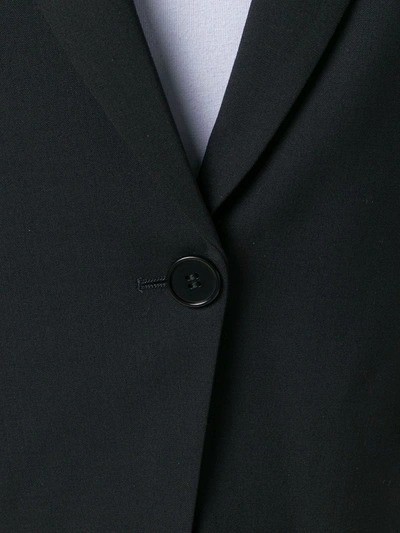 Theory Black Single Breasted Blazer In Black