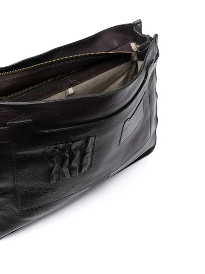 Shop Officine Creative Large Leather Shoulder Bag In Black