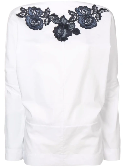 Shop Antonio Marras Embroidered Blouse In White
