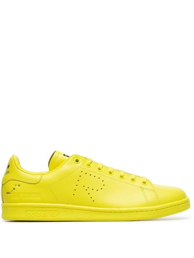 Adidas Originals Adidas By Raf Simons Yellow X Raf Simons Stan Smith  Leather Sneakers In Yellow/orange | ModeSens