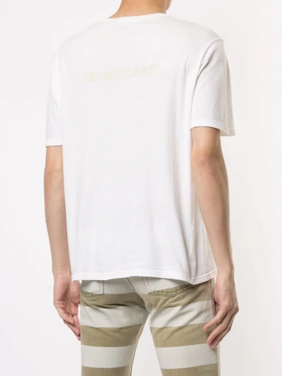 Pre-owned Helmut Lang 1999 Crew Neck T-shirt In White