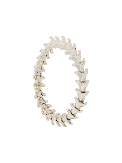 Shop Shaun Leane Serpent Trace Wide Bracelet In Silver
