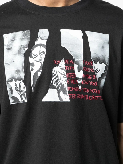Haculla Torn Away T-shirt In Black