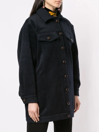 Shop Kseniaschnaider Oversized Fit Jacket In Black