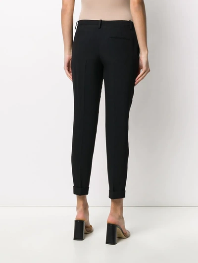 Shop N°21 Slim Tailored Trousers In Black