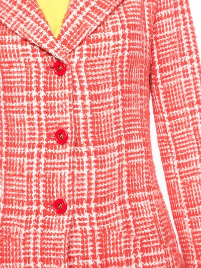 Pre-owned Chanel 1997 Long Sleeve Jacket In Red