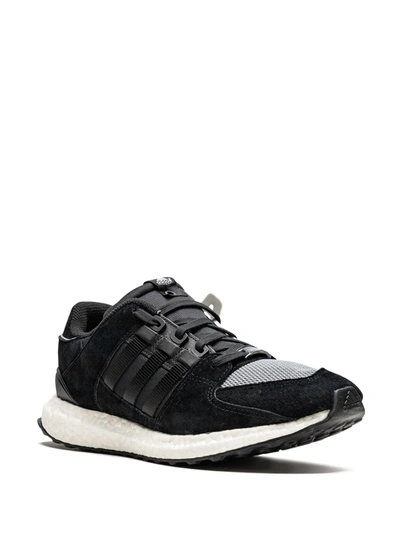 Shop Adidas Originals X Concepts Equipment Support 93/16 Cn Sneakers In Black