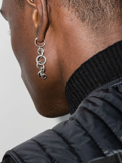 Shop M Cohen Multi-loops Single Earring In Metallic