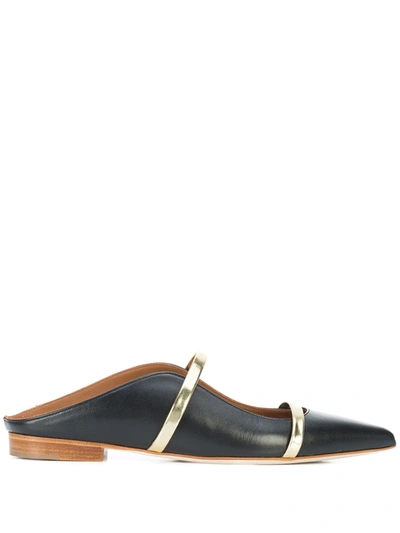 Shop Malone Souliers Maureen Flat Shoes In Black