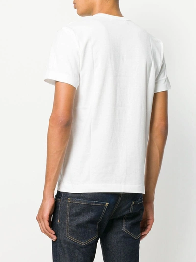 Comme Des Garçons Play Comme Des Garcons Play Heart Play T-shirt In White