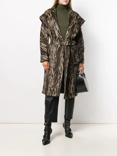 Tom Ford Turtleneck Cashmere And Silk Sweater In Green