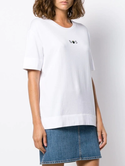 Shop Stella Mccartney Sos T-shirt In White