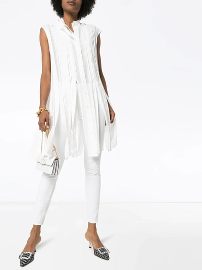 Shop Paige Hoxton Skinny Jeans In White