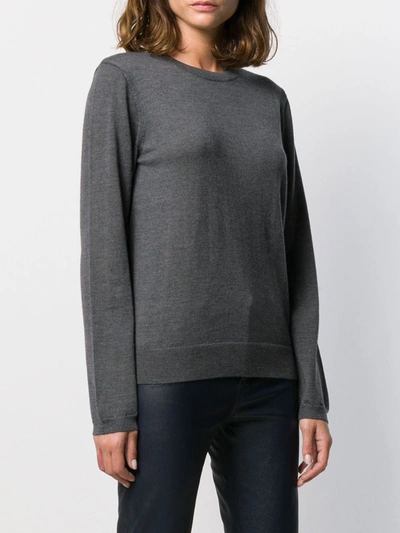 A.p.c. Round Neck Jumper In Grey