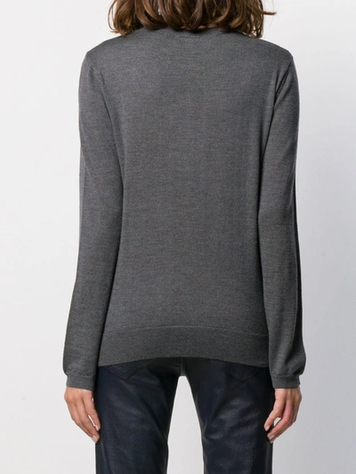 A.p.c. Round Neck Jumper In Grey
