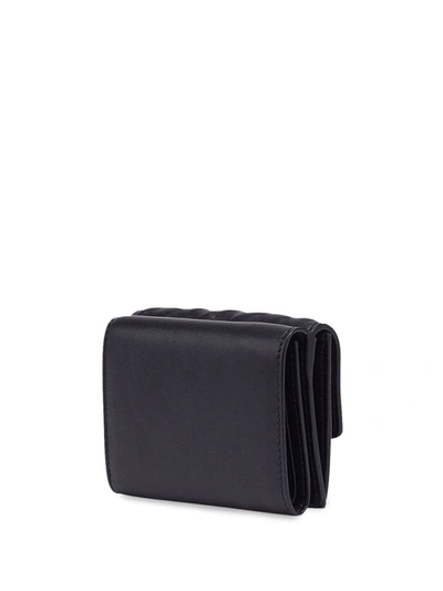 Fendi Monogram Pattern Wallet In Black