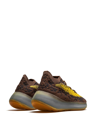 Adidas Originals Yeezy Boost 380 Reflective "lmnte" Sneakers In Brown