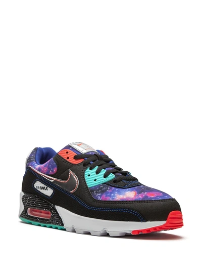 Shop Nike Air Max 90 "supernova Galaxy" Sneakers In Black