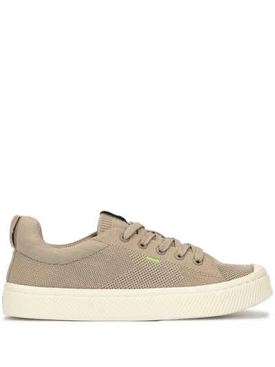 Shop Cariuma Ibi Low-top Knit Sneakers In Brown