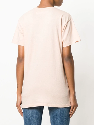 Pre-owned Comme Des Garçons Classic Crew Neck T-shirt In Pink