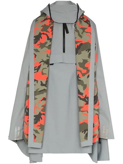 Shop Y/project X Canada Goose Field Camouflage Panel Cape In Grau