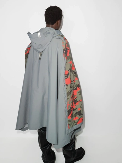 Y/project X Canada Goose Field Poncho Camouflage Raincoat In Grau | ModeSens