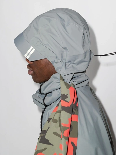 Shop Y/project X Canada Goose Field Camouflage Panel Cape In Grau
