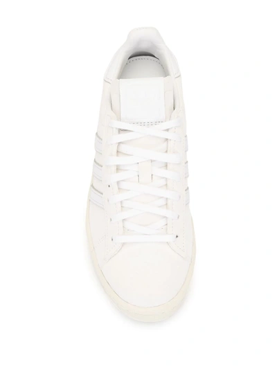 Shop Adidas Originals Campus 80s Leather Trainers In White