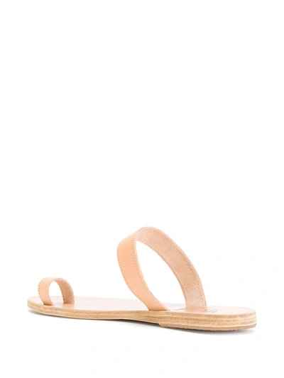 Shop Ancient Greek Sandals Thalia Flat Sandals In Neutrals