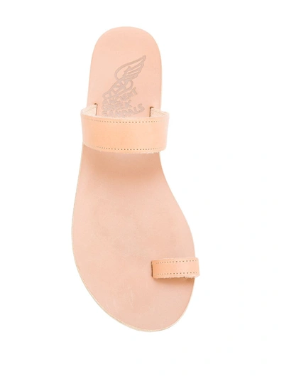 Ancient Greek Sandals Thalia Leather Sandals In Neutrals