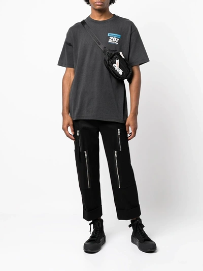 Liberaiders World Tour Logo-print T-shirt In Grey