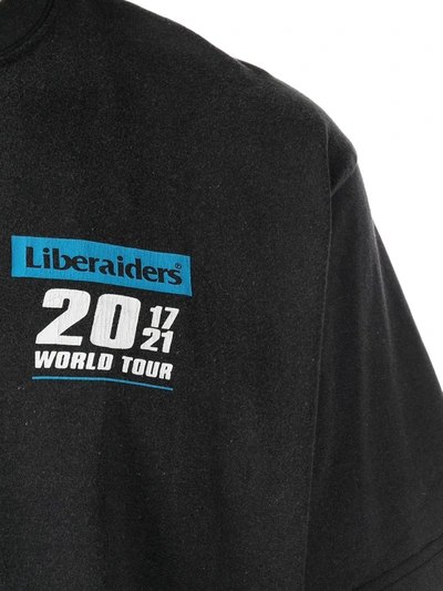 Liberaiders World Tour Logo-print T-shirt In Grey