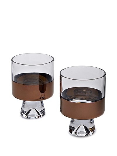 Shop Tom Dixon Tank Ball Glasses In Gold