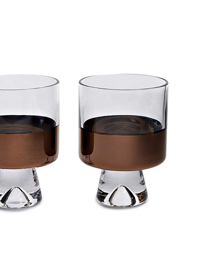 Shop Tom Dixon Tank Ball Glasses In Gold