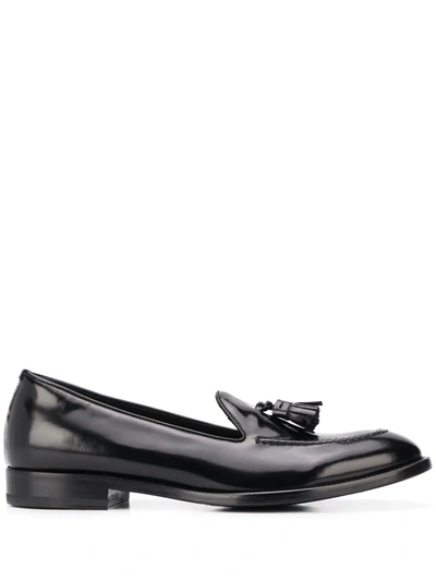 Shop Scarosso Sienna Loafers In Black