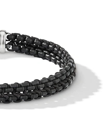 David Yurman The Chain Collection Woven Chain Bracelet In Seblk