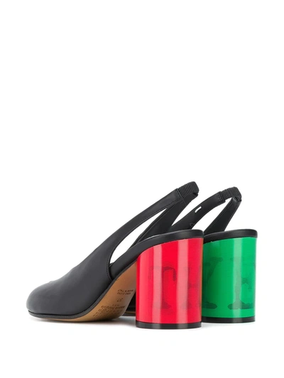 Shop Maison Margiela Tabi Pumps In Black