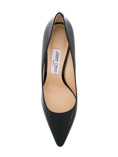 Shop Jimmy Choo Romy 100 Pumps In Black