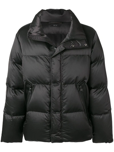 Shop Tom Ford Zip-up Padded Jacket In Black