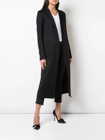 Shop Adam Lippes Tailored Single-breasted Coat In Black