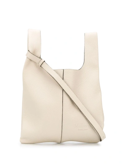 Mulberry Women s Small Portobello Croc embossed Leather Tote In Chalk ModeSens