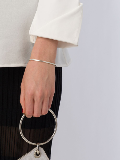 Le Gramme Silver Polished 'le 7 Grammes' Ribbon Bracelet In Silver