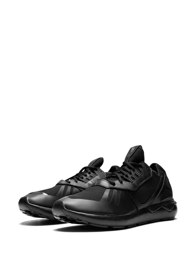 Shop Adidas Originals Tubular Runner Sneakers In Black