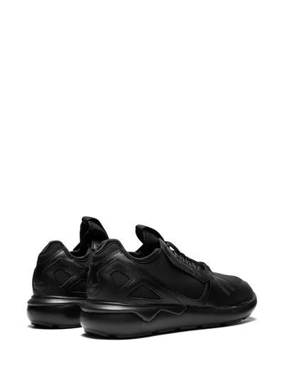 Shop Adidas Originals Tubular Runner Sneakers In Black