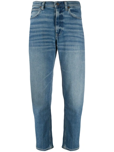 Shop Polo Ralph Lauren High-rise Cropped Jeans In Blue