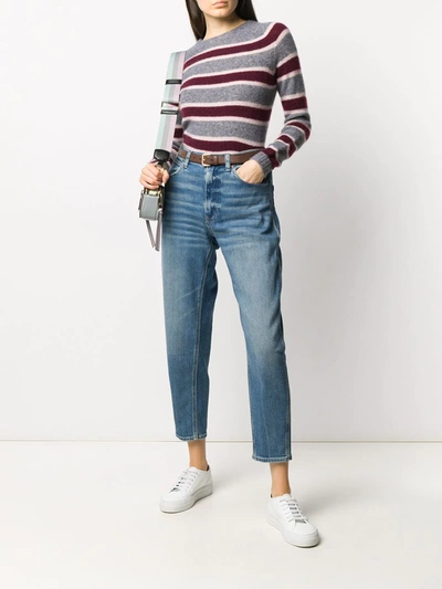 Shop Polo Ralph Lauren High-rise Cropped Jeans In Blue