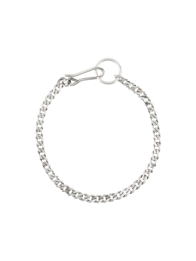 Shop Emanuele Bicocchi Curb Chain Necklace In Silver