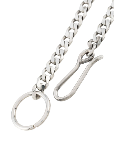 Shop Emanuele Bicocchi Curb Chain Necklace In Silver