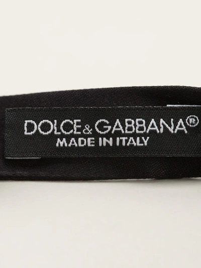 Shop Dolce & Gabbana Classic Bow Tie In Black